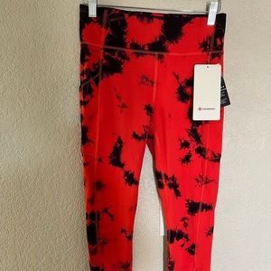 LuLulemon invigorate HR tight 25 tie dye